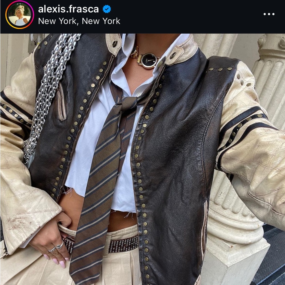 Sickest leather biker jacket